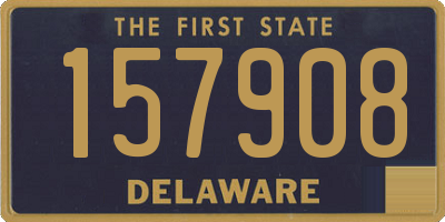 DE license plate 157908