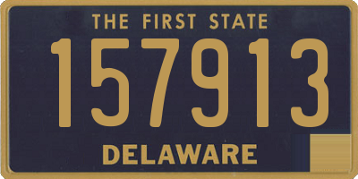 DE license plate 157913