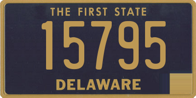 DE license plate 15795