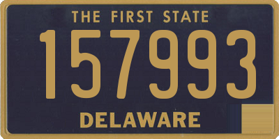 DE license plate 157993