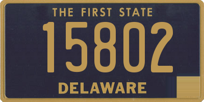 DE license plate 15802