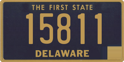 DE license plate 15811