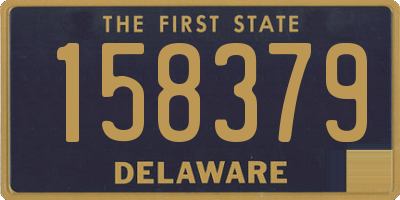 DE license plate 158379