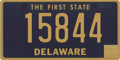 DE license plate 15844