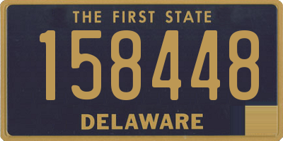 DE license plate 158448