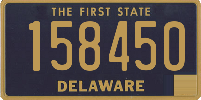 DE license plate 158450