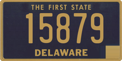 DE license plate 15879