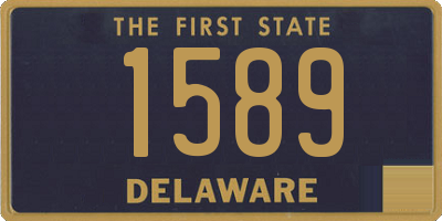 DE license plate 1589