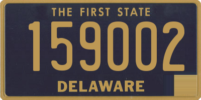 DE license plate 159002