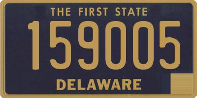 DE license plate 159005