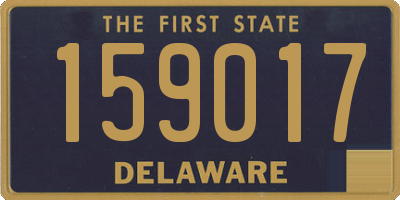 DE license plate 159017