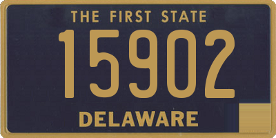 DE license plate 15902