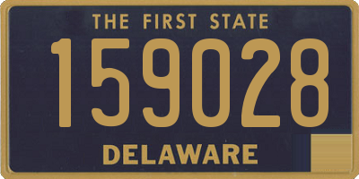 DE license plate 159028