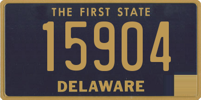 DE license plate 15904