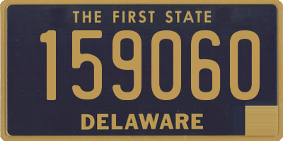 DE license plate 159060