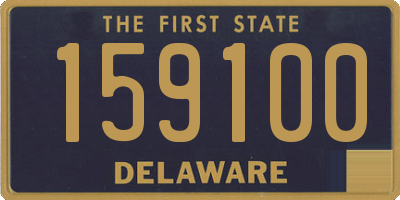 DE license plate 159100