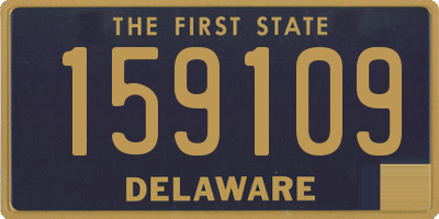 DE license plate 159109