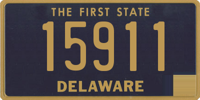 DE license plate 15911