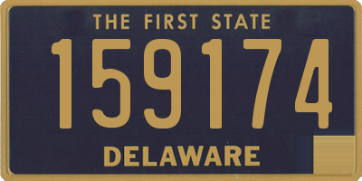 DE license plate 159174