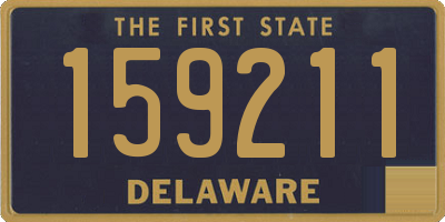 DE license plate 159211