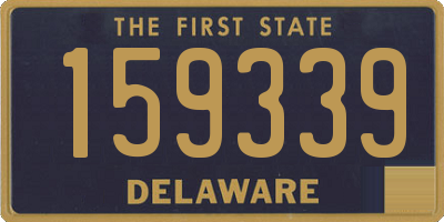 DE license plate 159339