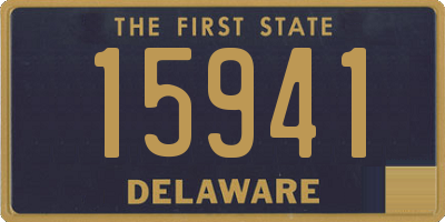 DE license plate 15941