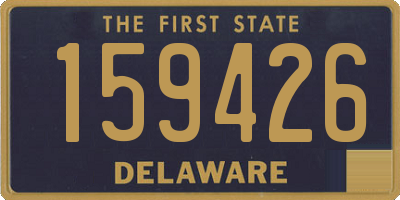 DE license plate 159426