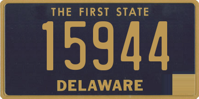 DE license plate 15944