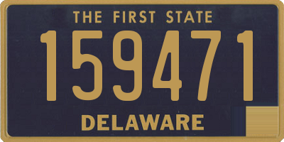 DE license plate 159471