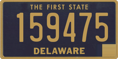 DE license plate 159475