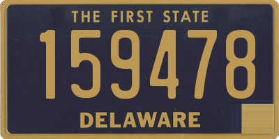 DE license plate 159478