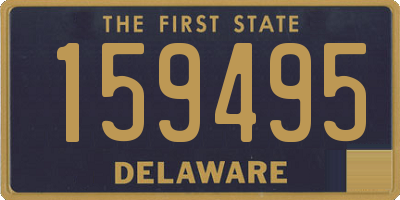 DE license plate 159495