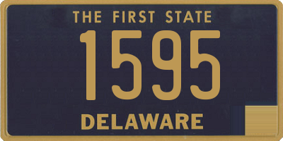 DE license plate 1595