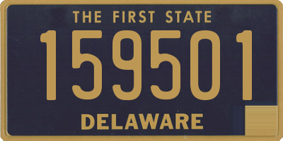 DE license plate 159501