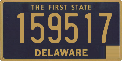 DE license plate 159517