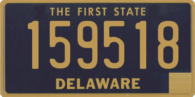 DE license plate 159518