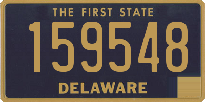 DE license plate 159548