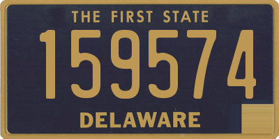 DE license plate 159574