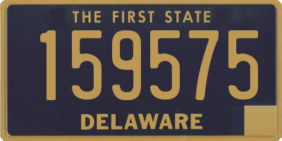 DE license plate 159575