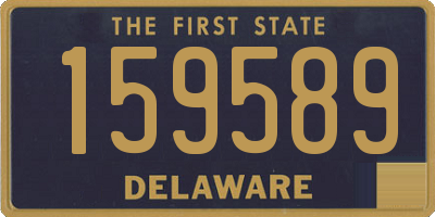 DE license plate 159589