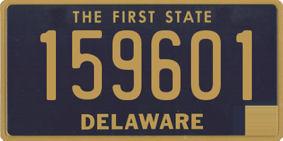 DE license plate 159601