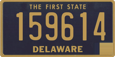 DE license plate 159614