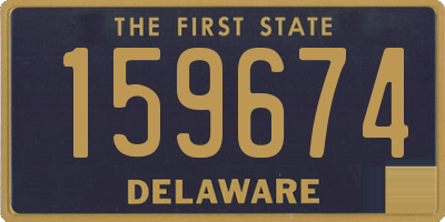 DE license plate 159674