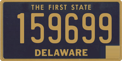 DE license plate 159699