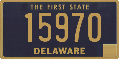 DE license plate 15970