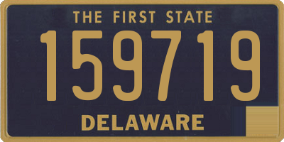 DE license plate 159719