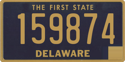 DE license plate 159874