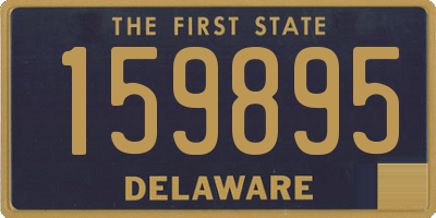 DE license plate 159895