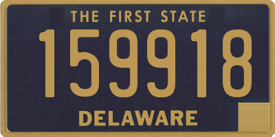 DE license plate 159918