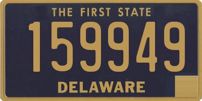 DE license plate 159949